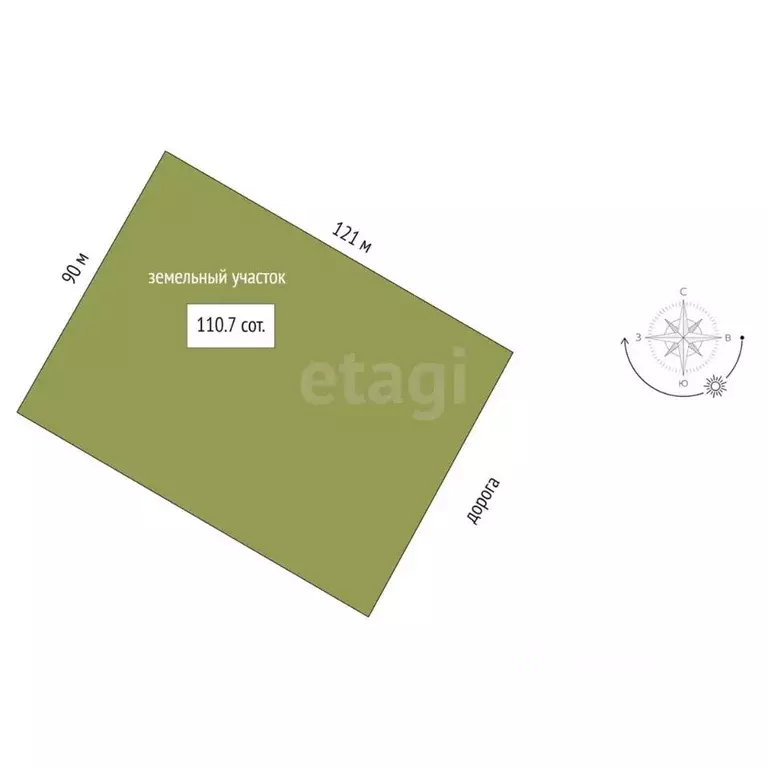 Участок в Хабаровский край, Хабаровский район, с. Краснознаменка ш. ... - Фото 1