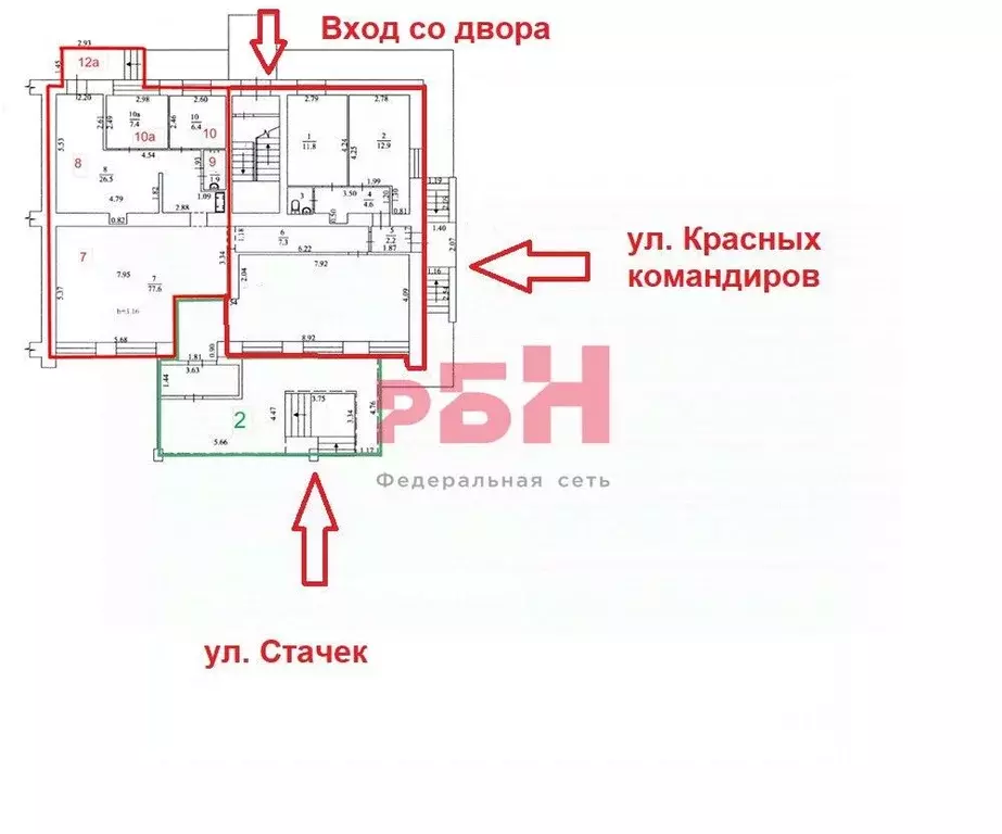 Помещение свободного назначения в Свердловская область, Екатеринбург ... - Фото 2