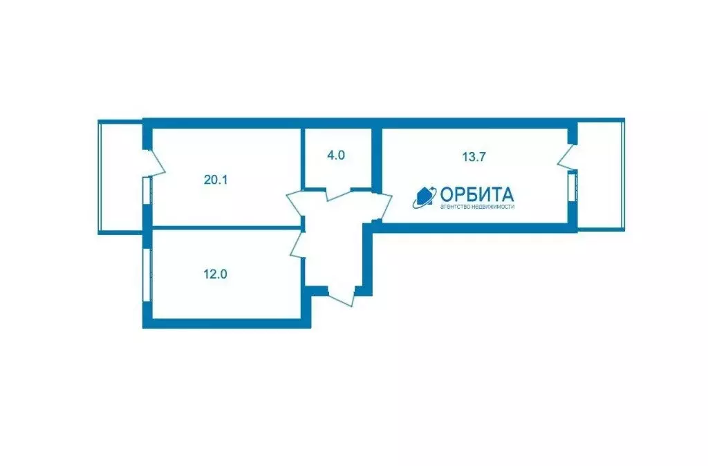 2-комнатная квартира: Тюмень, улица Демьяна Бедного, 92 (62 м) - Фото 1