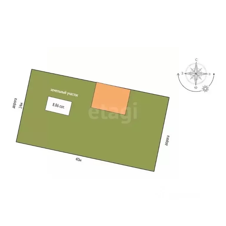 Дом в Забайкальский край, Чита Светлый ДНТ, 1 (42 м) - Фото 2