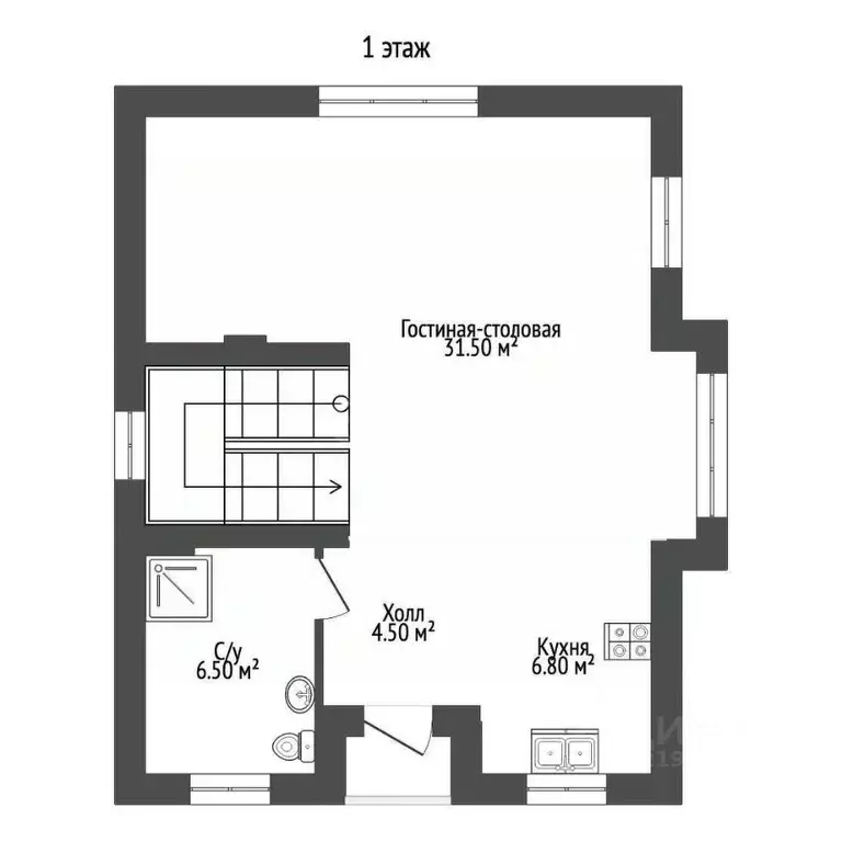 Дом в Калининградская область, Калининград пос. Лермонтовский, ул. ... - Фото 1