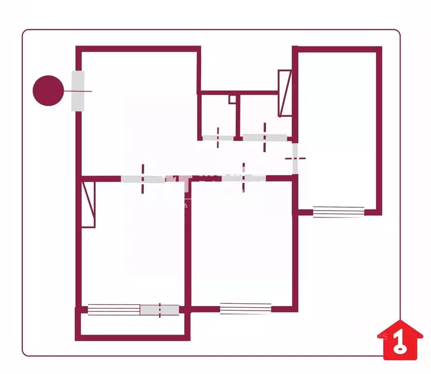 2-к кв. Омская область, Омск ул. 11-я Ремесленная, 25 (57.6 м) - Фото 2