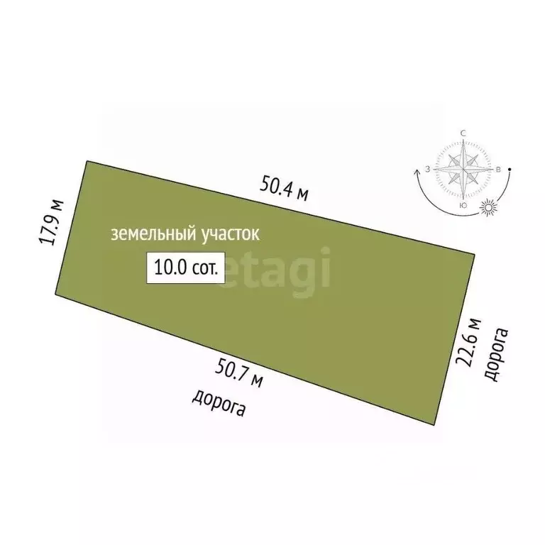 Участок в Татарстан, Елабужский район, Поспеловское с/пос, пос. ... - Фото 2