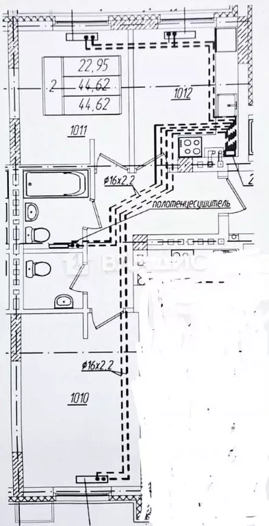 2-к кв. Башкортостан, Уфа ул. Артезианская, 11 (44.62 м) - Фото 1