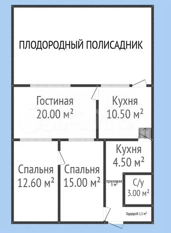 3-к. квартира, 70 м, 1/5 эт. - Фото 0