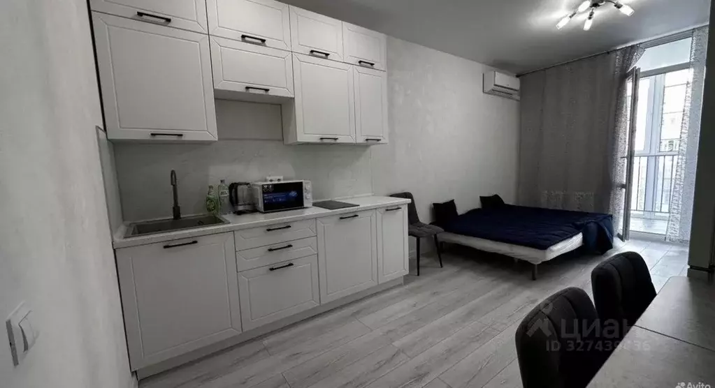 Студия Краснодарский край, Краснодар Любимово мкр, 10/1 (24.0 м) - Фото 1