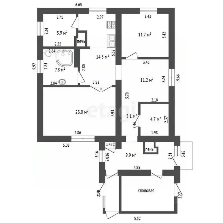 Дом в Кемеровская область, Кемеровский муниципальный округ, с. ... - Фото 2