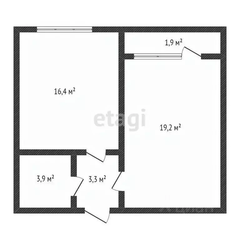 1-к кв. Дагестан, Махачкала ул. Титова, 144к5 (45.0 м) - Фото 2