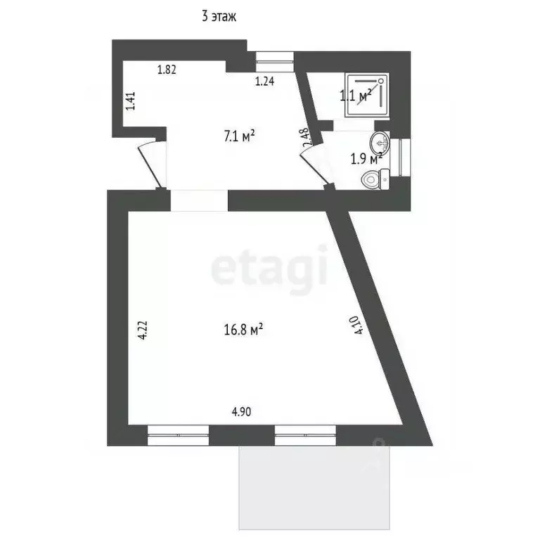 2-к кв. Крым, Ялта ул. Боткинская, 12 (52.0 м) - Фото 1