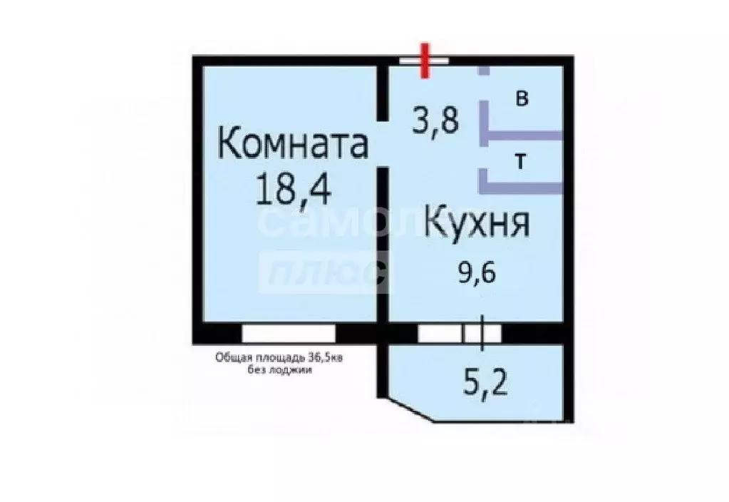 1-к кв. Московская область, Солнечногорск городской округ, Голубое пгт ... - Фото 1