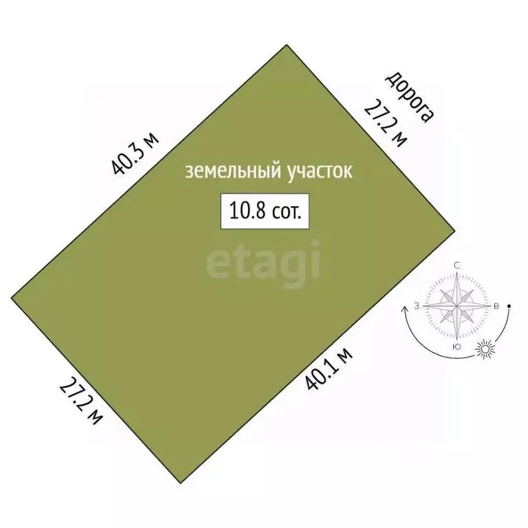 Участок в Крым, Бахчисарайский район, с. Скалистое пер. Абрикосовый ... - Фото 1