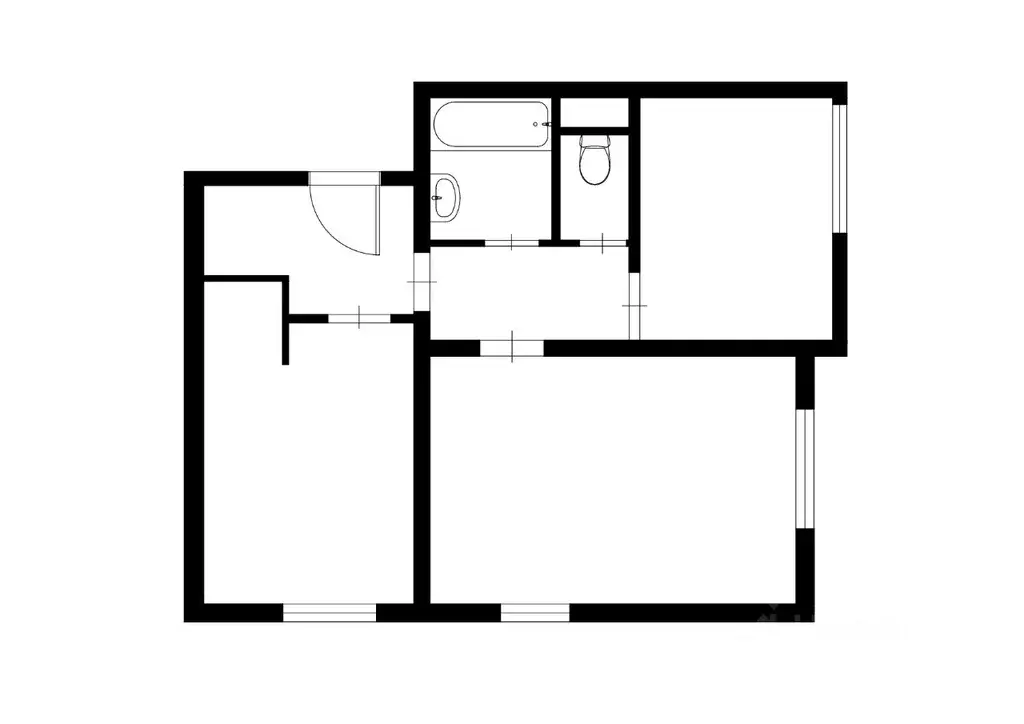 2-к кв. Санкт-Петербург ул. Чарушинская, 10 (52.0 м) - Фото 1