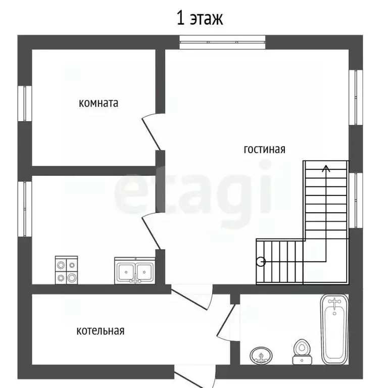 Дом в Тюменская область, Тюмень ул. Свободы (44 м) - Фото 2