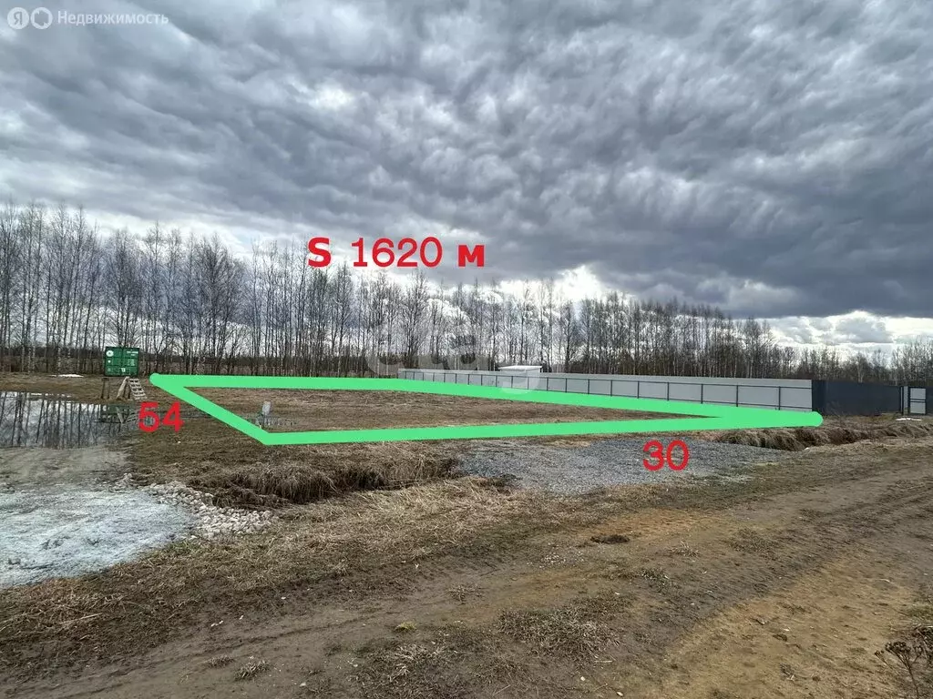 Участок в Ярославская область, Рыбинский муниципальный округ, деревня ... - Фото 2