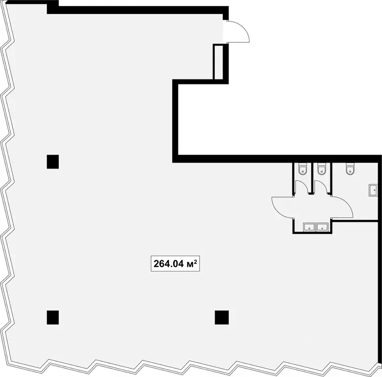 Офис в Москва проезд 17-й Марьиной рощи, 6 (264 м) - Фото 1