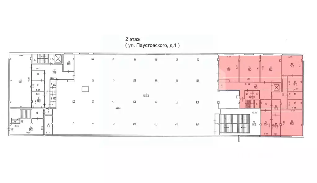 Торговая площадь в Москва ул. Паустовского, 1 (1469 м) - Фото 2