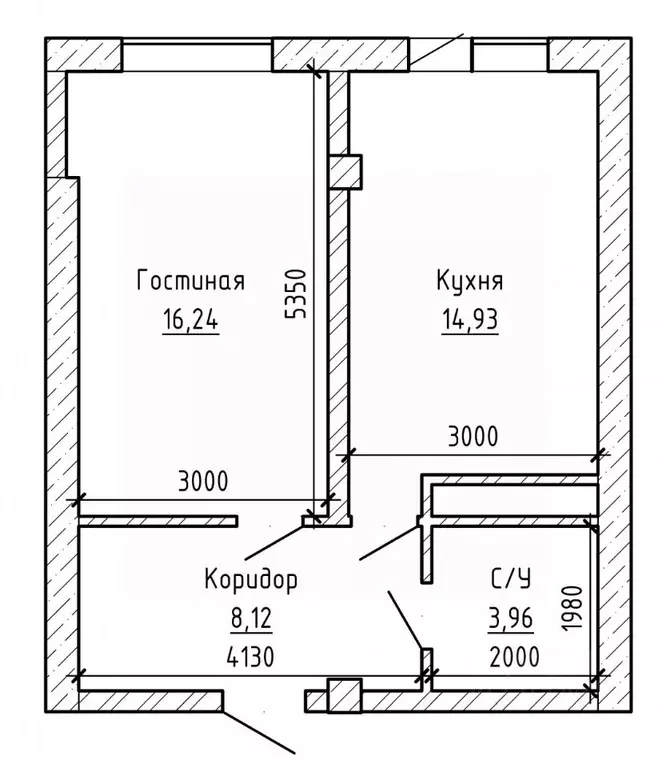 1-к кв. Кабардино-Балкария, Нальчик Кабардинская ул., 200 (44.6 м) - Фото 2