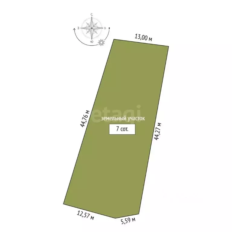 Участок в Амурская область, Благовещенск Нагорная ул. (7.0 сот.) - Фото 2