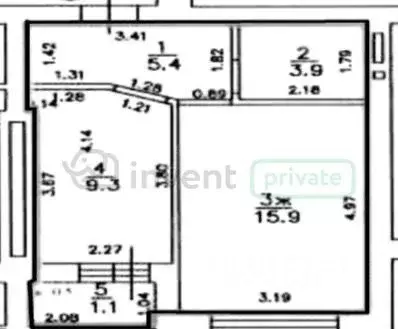 1-к кв. Калининградская область, Калининград Минусинская ул., 24 (34.5 ... - Фото 2