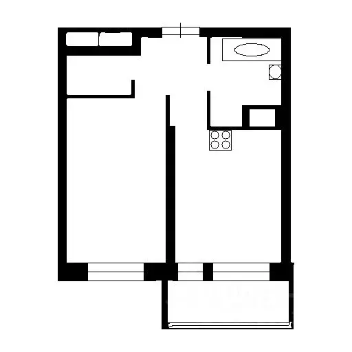 1-к кв. Санкт-Петербург проезд Дизельный, 11к2 (38.0 м) - Фото 2