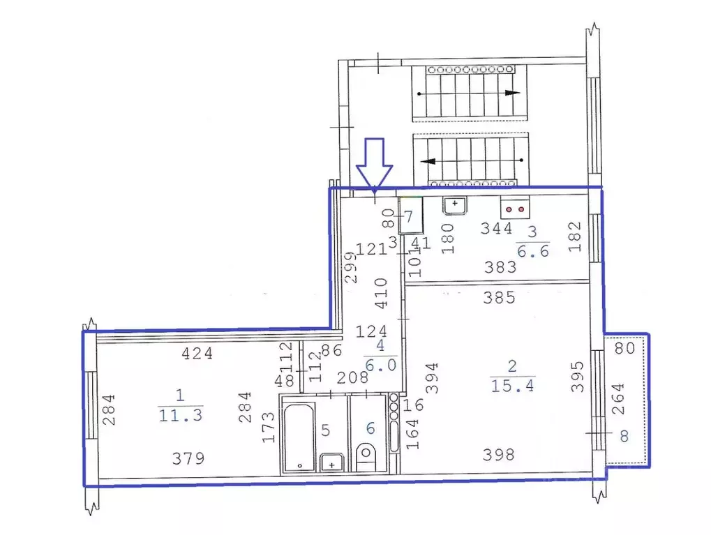 2-к кв. Свердловская область, Екатеринбург ул. Академика Бардина, 11к2 ... - Фото 2