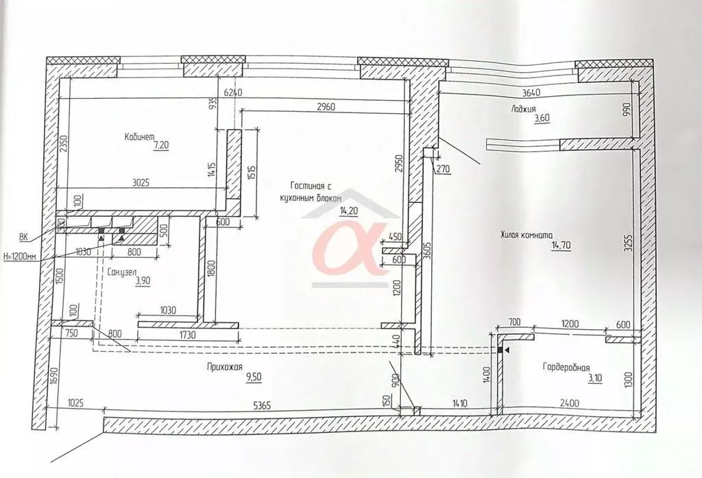 2-к кв. Кемеровская область, Кемерово ул. Веры Волошиной, 38А (55.7 м) - Фото 1