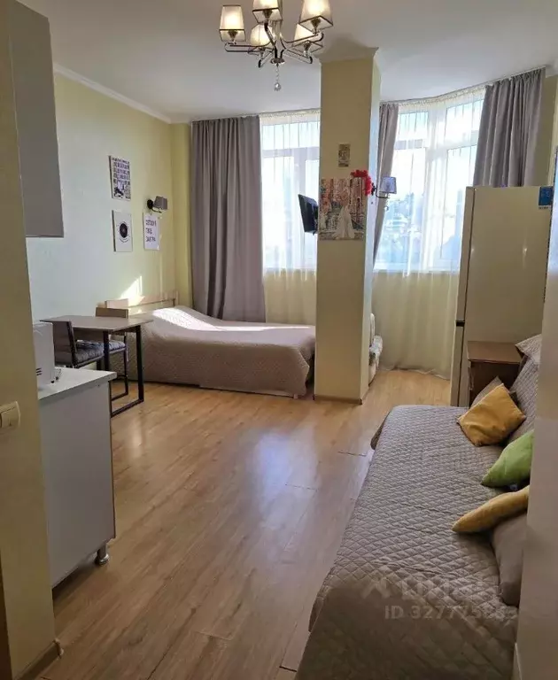 Студия Краснодарский край, Сочи Новый Сочи мкр, ул. Клубничная, 15Б ... - Фото 1