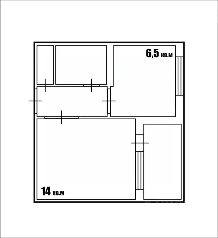 1-к кв. Оренбургская область, Оренбург Брестская ул., 5/1 (28.5 м) - Фото 1