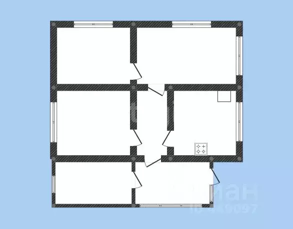 Дом в Смоленская область, Монастырщина пгт ул. Революционная, 17 (52 ... - Фото 1