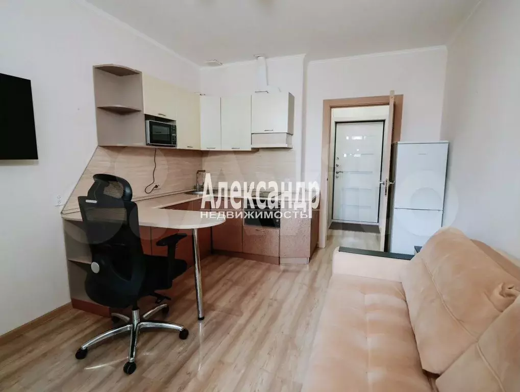Квартира-студия, 20,6 м, 2/19 эт. - Фото 1
