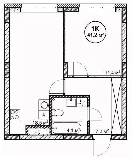 1-к кв. Нижегородская область, Нижний Новгород пос. Cовхоза Цветы,  ... - Фото 1