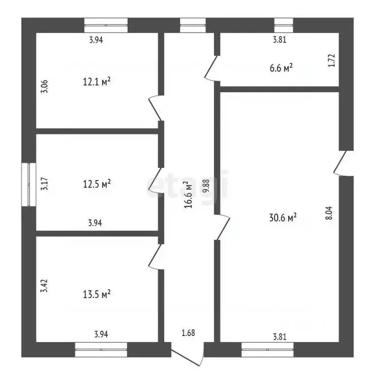 Дом в Астраханская область, Наримановский район, с. Солянка ул. ... - Фото 2