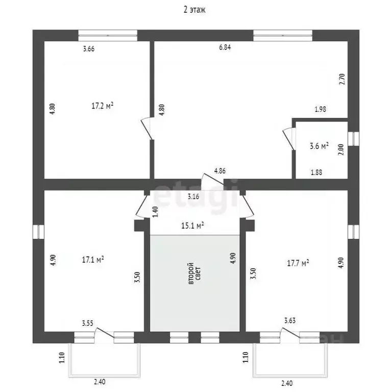 Дом в Севастополь ул. Волнистая, 4 (341 м) - Фото 2