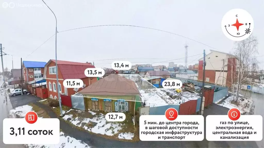 Участок в Тюмень, Сибирская улица (3.11 м) - Фото 2