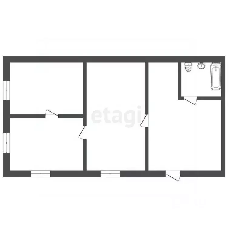2-к кв. Вологодская область, Вологда Кубинская ул., 16А (41.2 м) - Фото 1