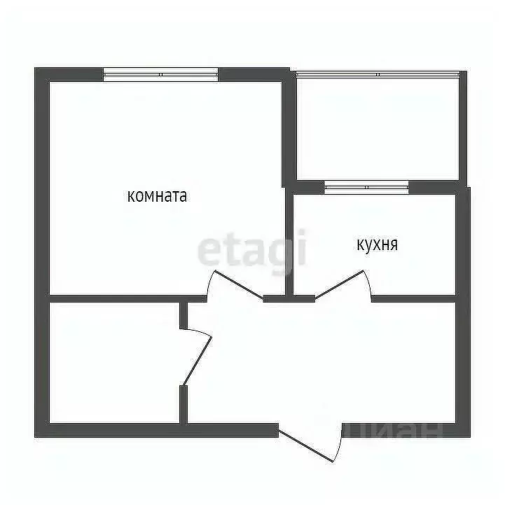 1-к кв. Воронежская область, Семилуки Транспортная ул., 6/1 (36.5 м) - Фото 2