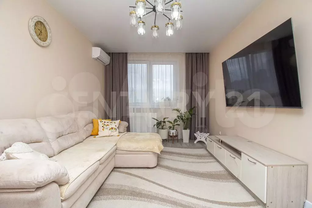 2-к. квартира, 56,4 м, 12/16 эт. - Фото 1