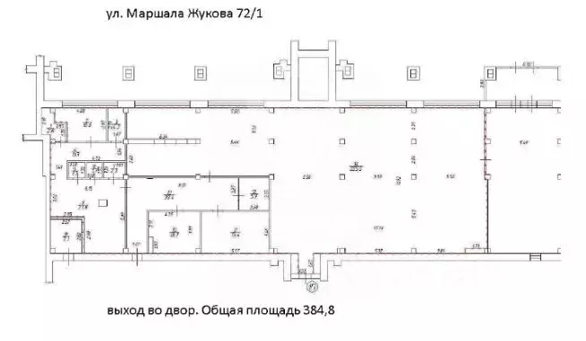 Помещение свободного назначения в Омская область, Омск ул. Маршала ... - Фото 1
