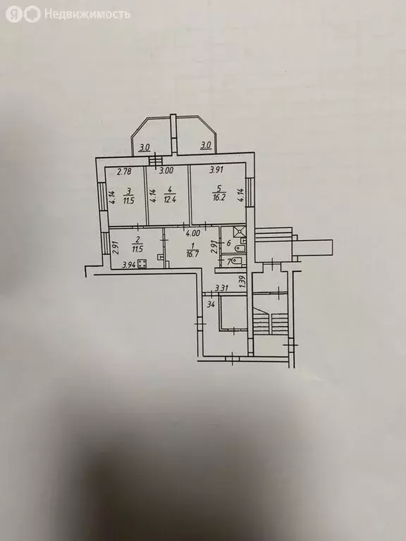 3-комнатная квартира: Псковский район, Завеличенская волость, деревня ... - Фото 1