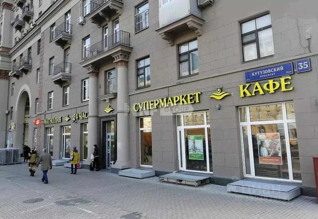 Помещение свободного назначения в Москва Кутузовский просп., 35 (518 ... - Фото 1