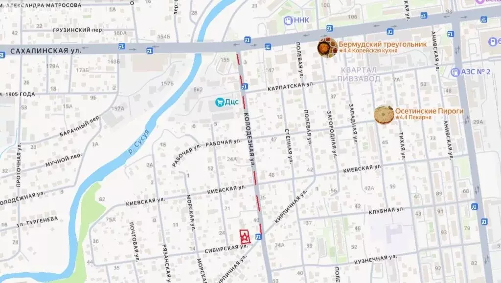 Участок в Южно-Сахалинск, Сибирская улица, 10 (7 м) - Фото 2