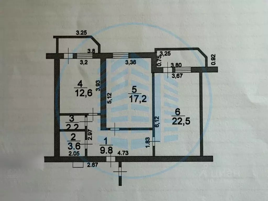 2-к кв. Ставропольский край, Ессентуки ул. Орджоникидзе, 81К1 (67.9 м) - Фото 2