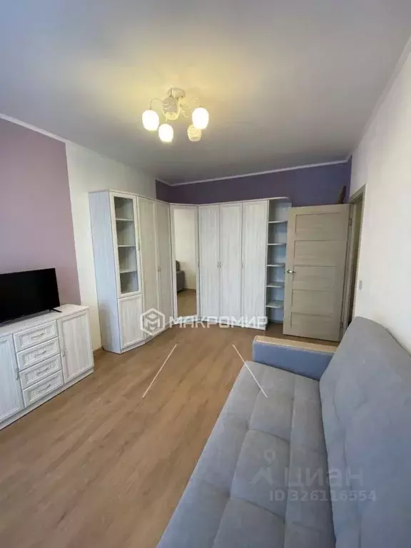 1-к кв. Ленинградская область, Мурино Всеволожский район, ул. ... - Фото 2