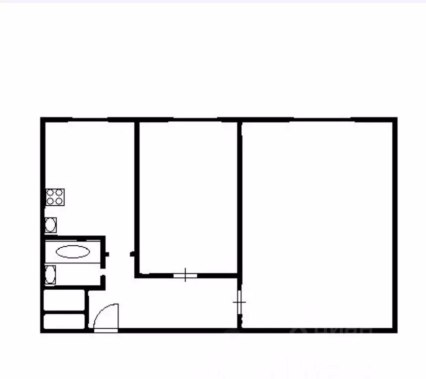 2-к кв. Санкт-Петербург ул. Шостаковича, 1/9 (46.4 м) - Фото 1