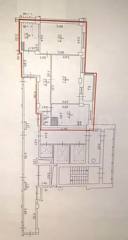 2-к. квартира, 76,5 м, 22/24 эт. - Фото 0