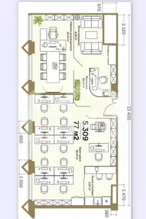 Помещение свободного назначения в Москва проезд Жуков, вл8 (77 м) - Фото 2