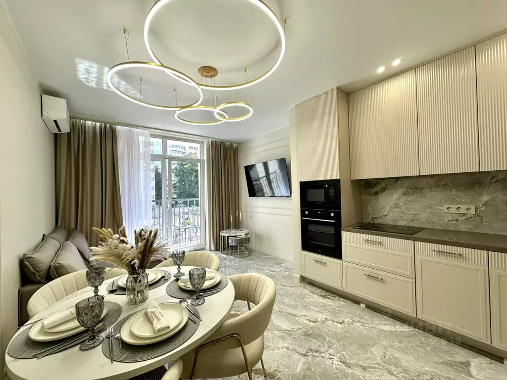 2-к кв. Краснодарский край, Сочи Завокзальный мкр, пер. Трунова, 6к7 ... - Фото 2