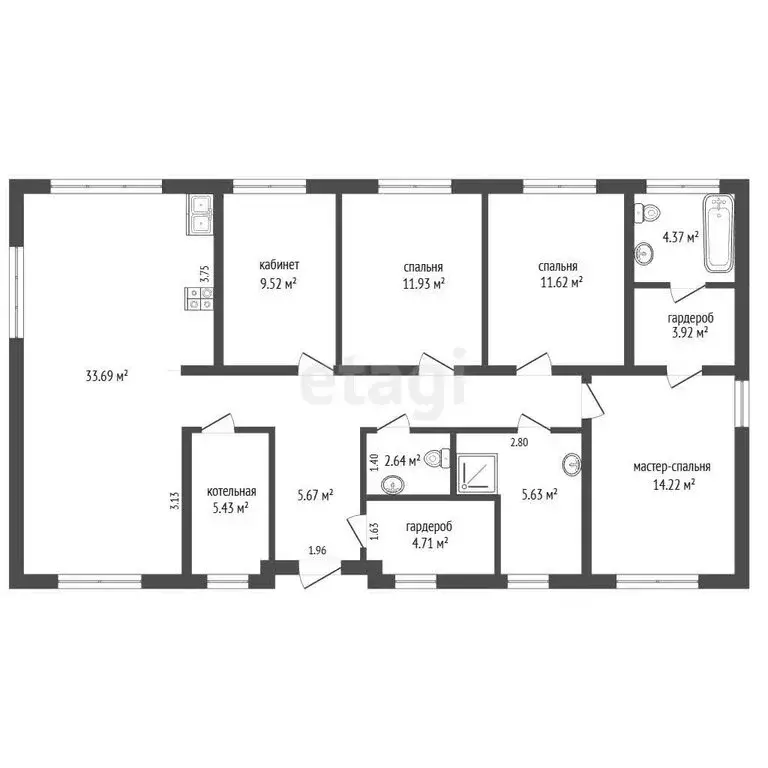 Дом в Трудовское сельское поселение, посёлок Айкаван, улица Магдесяна ... - Фото 2