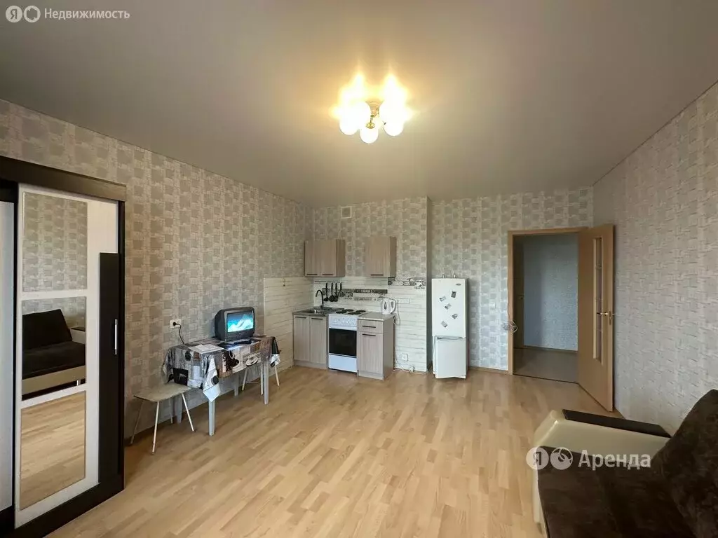 Квартира-студия: посёлок Шушары, Московское шоссе, 246 (30 м) - Фото 1