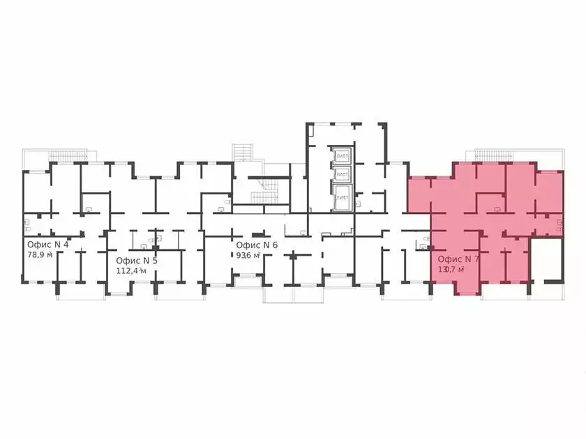 Офис (135.3 м) - Фото 2